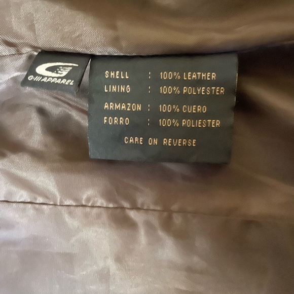 Brown Leather Suede Jacket - Picture 4 of 7